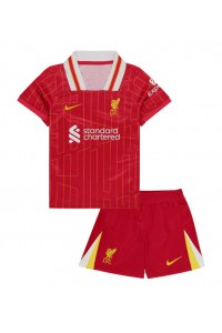 Liverpool Babytruitje Thuis tenue Kind 2024-25 Korte Mouw (+ Korte broeken)